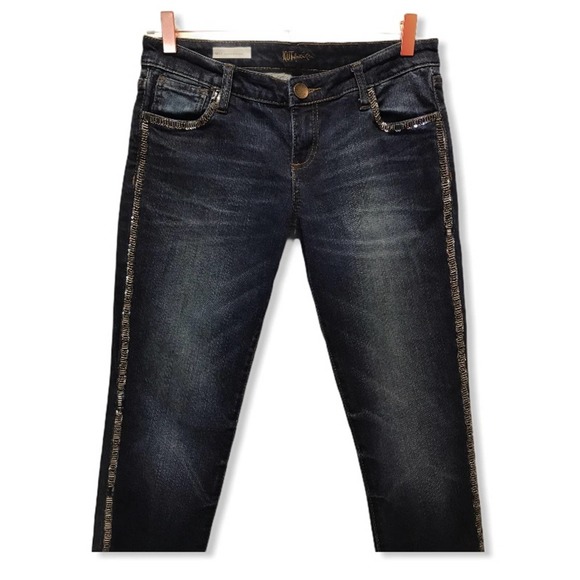 Kut From The Kloth | Jeweled Adele Slouchy BF Jean - Picture 3 of 9